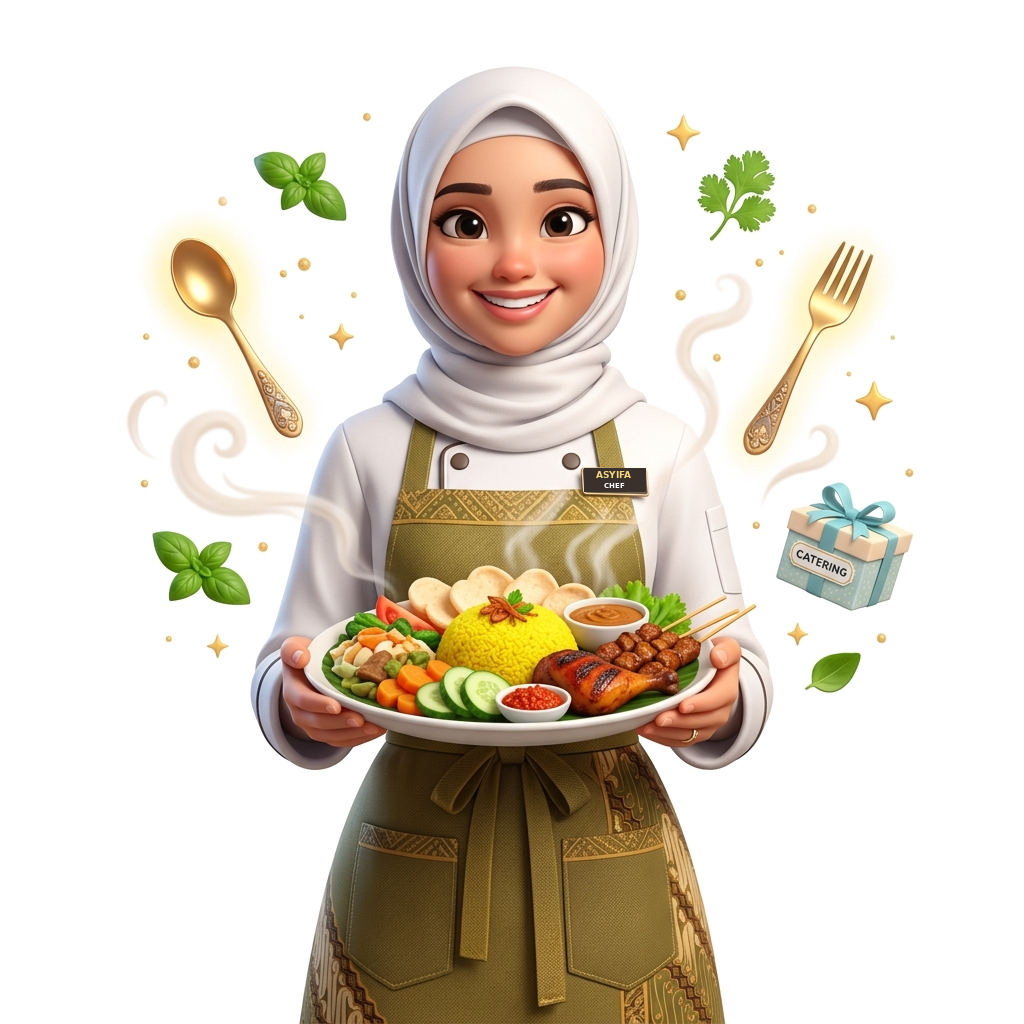 Chef Wanita Berhijab Asyifa Catering
